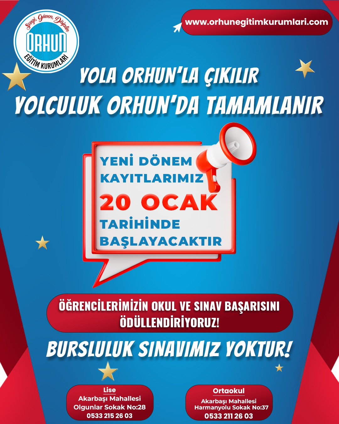 Yeni Donem Kayitlari Basladi...