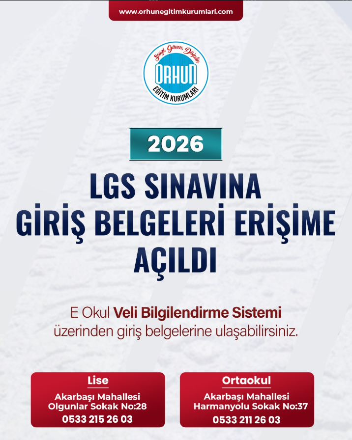 2026 MSÜ Dereceleri